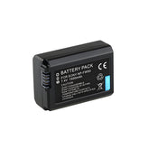 For Sony NP-FW50 Battery ZV-E10, Alpha A6500, A6300, A6000, A7s, A7, 1500mAh Camera Batteries