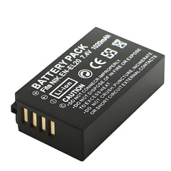 For Nikon EN-EL20, EN-EL20a Batteries Coolpix P950, P1000, DL24-500, Coolpix A, 1 AW1, 1 J1, 1 J2, 1 J3, 1 S1, 1 V3 1020mAh Camera Battery