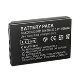 For Kodak Camera Battery KLIC-5001 3.7V 2100mAh Batteries