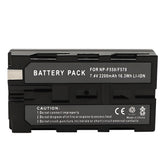 for Sony NP-F970 F750 F550 NP-F550 2200mAh Battery Camera Batteries