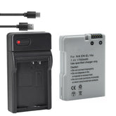 EN-EL14 / EN-EL14a Battery Packs and Rapid USB Charger for Nikon D3100 D3200 D3300 D3400 D3500 D5100 D5200 D5300 D5500 D5600 DF Coolpix P7000 P7100 P7700 P7800 Cameras