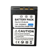 For Olympus BLS-5, BLS-50, PS-BLS5 Battery OM-D E-M10, Pen E-PL2, E-PL5 2200mAh Camera Batteries