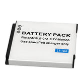 For Samsung SLB-07A SLB07A Battery PL150 PL151 ST45 ST50 ST500 ST550 ST560 900mAh Camera Batteries