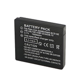 For Panasonic CGA-S008E DMW-BCE10 VW-VBJ10E-K Battery BP-DC6 Lumix DMC-FX520 SDR-S25 SDR-S26 1000mAh Camera Batteries
