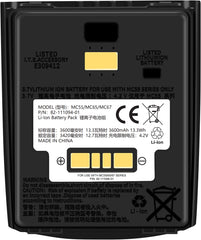 MC55 Replacement Batteries for Zebra and Symbol Mobile Computers-MC55 MC55A0 MC55E0 MC65 MC67 MC659B MC5590 Mc67na MC55A MC56 MC5574 MC55X-BTRY-MC55EAB02, 82-111094-01, 400384-217 Battery