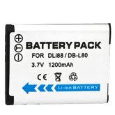 For Panasonic VW-VBX070 Battery D-Li88 Pentax D-LI88 DLI88 Pentax Optio H90, Optio P70 1200mAh Camera Batteries