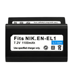 For Nikon EN-EL1 Battery Cooipix 4300 4500 4800 1100mAh Camera Batteries