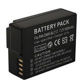 For Panasonic DMW-BLC12 Battery Lumix DC-FZ1000 II DC-G95 DMC-G85 DMC-FZ200, Lumix DMC-FZ300, Lumix DMC-FZ1000 1800mAh Camera Batteries