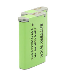 Replacement Battery and Charger for Canon NB-12L Canon Legria Mini X, PowerShot N100,PowerShot G1 X Mark II Digital Camera
