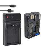 BP-511 BP-511a Battery 2-Pack 2000mAh and USB Charger for Canon EOS 5D 10D 20D 20Da 30D 40D 50D 300D D30 D60 and More Camera