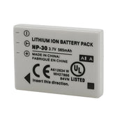 For Fujifilm FNP-30 Battery Fujifilm FinePix F440, F440 Zoom F450, F455 560mAh Camera Batteries