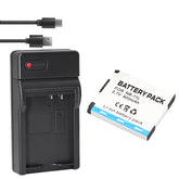 Replacement NB-11L Lithium-Ion Battery and Charger for Canon Powershot Cameras VIV-CB-11LH Li-On Battery for Canon NB-11LH 900Mah (Black) (Pack of 2)