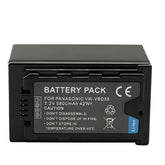 For Panasonic VW-VBD58 VBR59 Battery AG-VBR59, BGH1, HC-X1, HC-X1500, HC-X2000, AG-CX10, AG-CX350, AG-UX180, 5800mAh Camera Batteries
