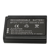 For Samsung BP1310 BP-1310 BP-1310EP, ED-BP1310 EDBP1310 Battery NX5, NX10, NX11, NX20, NX100 1300 MAh Camera Batteries