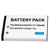 For Samsung SLB-0837B Battery Digimax SL201,L70,L70B, L83T, L85T,L201,L301 1100 MAh Camera Batteries