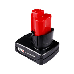 5000mAh Battery Case MIL12D Li -ion Battery 12V Replacement for MILWAUKEE 12V Battery 48-11-2401 48-11-2402 C12 B C12 BX M12