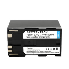 For Canon BP970G Battery C2 DM-MV1 C100 6600mAh Camera Batteries