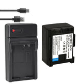 1-Pack BP-808 BP808 Battery and USB Wall Charger Compatible with Canon BP-809 BP-819 BP-827 Battery, Canon CG-800 Charger, Canon VIXIA HG20 VIXIA HG21 VIXIA HG30, XA10, XA10 HD Cameras