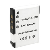 For Kodak Camera Battery KLIC-7002 3.7V 600mAh Batteries