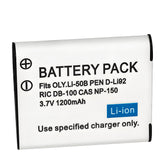 For Olympus LI-50B Battery XZ-1 SZ-30MR SZ-10 SZ-11 SZ-20 SP800UZ 1200mAh Camera Batteries