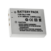 For Olympus Li-30B Battery Stylus Verve Digital S, Μ-mini Digital, Μ-mini Digital S 800mAh Camera Batteries