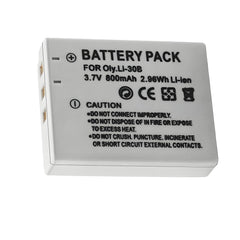 For Olympus Li-30B Battery Stylus Verve Digital S, Μ-mini Digital, Μ-mini Digital S 800mAh Camera Batteries
