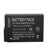 For Panasonic DMW-BLD10, DMW-BLD10E, DMW-BLD10PP Battery Lumix DMC-G3, DMC-GF2, DMC-GX1 1010mAh Camera Batteries