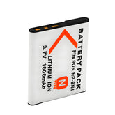 For Sony NP-BN1 Battery Cyber-shot DSC-J10 DSC-QX10 1000mAh Camera Batteries