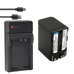 1-Pack Battery and USB Charger Replacement for Canon BP-970 BP-970G BP-975, BP-945 BP-950 BP-950G BP-955, BP-930 BP-935, BP-925, BP-911 BP-911K BP-914 BP-915 Battery