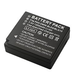 For Panasonic DMW-BLE9E BLG10 BP-DC15 Battery Replacement Lumix DMC-GF6T Lumix DMC-GF3KK Lumix DMC-GF3 Lumix DMC-GF6 Lumix DMC-GF3KR 1200mAh Camera Batteries