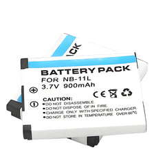 For Canon NB-11L NB11LH Battery PowerShot A2300 SX400 IS 900mAh Camera Batteries
