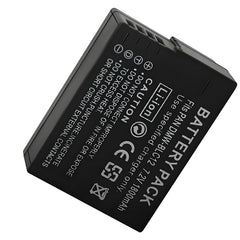 For Panasonic DMW-BLC12 Battery Lumix DC-FZ1000 II DC-G95 DMC-G85 DMC-FZ200, Lumix DMC-FZ300, Lumix DMC-FZ1000 1800mAh Camera Batteries