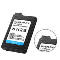 For Sony PSP-S110 Battery PSP 2000/3000 PSP Lite 1200mAh Camera Batteries