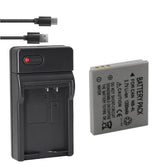 NB-4L Battery + Charger 2-Pack Replacement for Canon PowerShot SD30, SD40, SD200, SD300, SD400 SD430 SD450, SD600 SD630, SD750 SD780, SD940 SD960, SD1000 SD1100 SD1400, TX1, ELPH 100 300 310 331 VIXIA