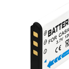 For Casio CNP-160 Battery Exilim EX-ZR20, Exilim EX-FC500S, Exilim EX-ZR501200mAh Camera Batteries