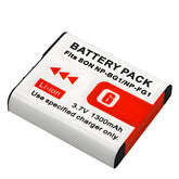 For Sony NP-BG1/NP-FG1 Battery Cyber-shot DSC-H3 H7 H9 1300mAh Camera Batteries