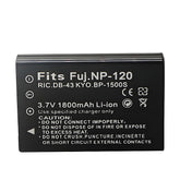 For Fujifilm FNP-120 Battery FinePix 603 MN35Z 20MP 35X Camera Batteries