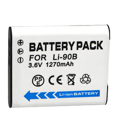 For Olympus LI-92B 90B Battery Tough TG-6 1270mAh Batteries