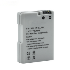 EN-EL14 / EN-EL14a Battery Packs and Rapid USB Charger for Nikon D3100 D3200 D3300 D3400 D3500 D5100 D5200 D5300 D5500 D5600 DF Coolpix P7000 P7100 P7700 P7800 Cameras