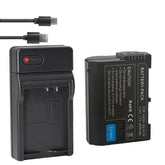 EN-EL15 /EL15a/EL15b/EL15c Batteries 2-Pack and USB Charger Compatible with Nikon Z6 Z7 D750 D850 D7000 D7100 D7200 D7500 D500 D600 D610 D780 D800 D800e D810 D810a Cameras