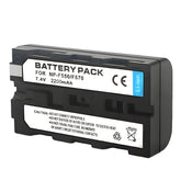 NP-F550 Battery for Sony NP F550, F530 F570, F750, F330, CCD-SC55, TR516, TR716, Camera Batteries 2200mAh