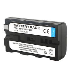 NP-F550 Battery for Sony NP F550, F530 F570, F750, F330, CCD-SC55, TR516, TR716, Camera Batteries 2200mAh