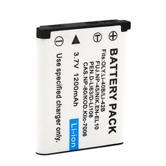 2 Pack Battery Compatible with Olympus Li-42B Li-40B Li42B Li40B FE-230 Pentax D-Li63 Fuji NP-45 NP-45A Kodak KLIC-7006 EN-EL10