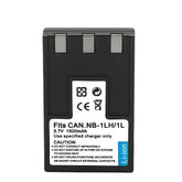 For Canon NB-1LH Battery NB-1L S200 S230 S300 S330 S400 S410 S500 1500mAh Camera Batteries