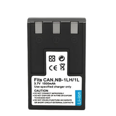 For Canon NB-1LH Battery NB-1L S200 S230 S300 S330 S400 S410 S500 1500mAh Camera Batteries