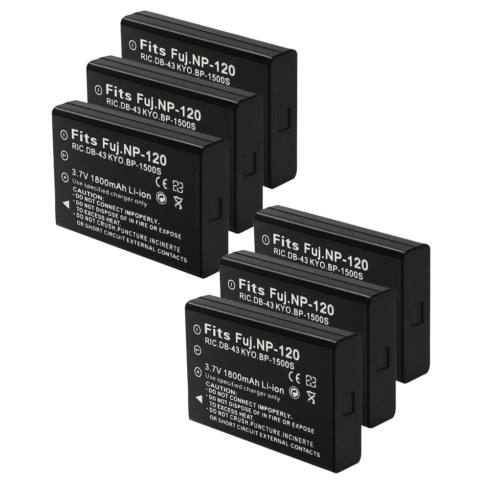 For Fujifilm FNP-120 Battery FinePix 603 MN35Z 20MP 35X Camera Batteries