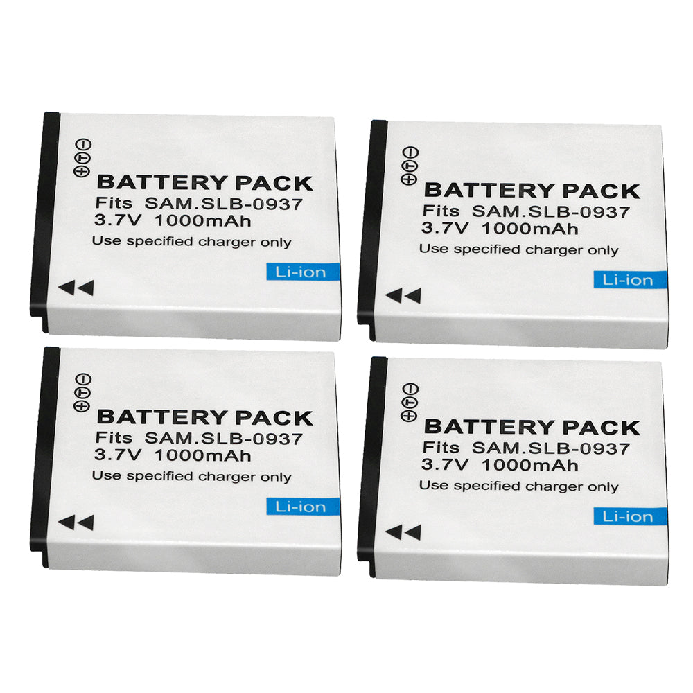For Samsung SLB-0937 Battery SAC-47 CL5, CL50, CL80, I8, Digimax L730, L735,L830, NV4, NV33, ST10 1000mAh Camera Batteries