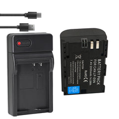 3-Pack 2000mAh LP-E6 LP-E6N Batteries and 3-Slot LCD Charger Compatible With Canon EOS R6 R5 R 90D 80D 70D 60D 60DA 6D 6D Mark II 5D Mark II/III/IV 5DS 5DS R 7D 7D Mark II XC15 XC10 BMPCC 4K/6K