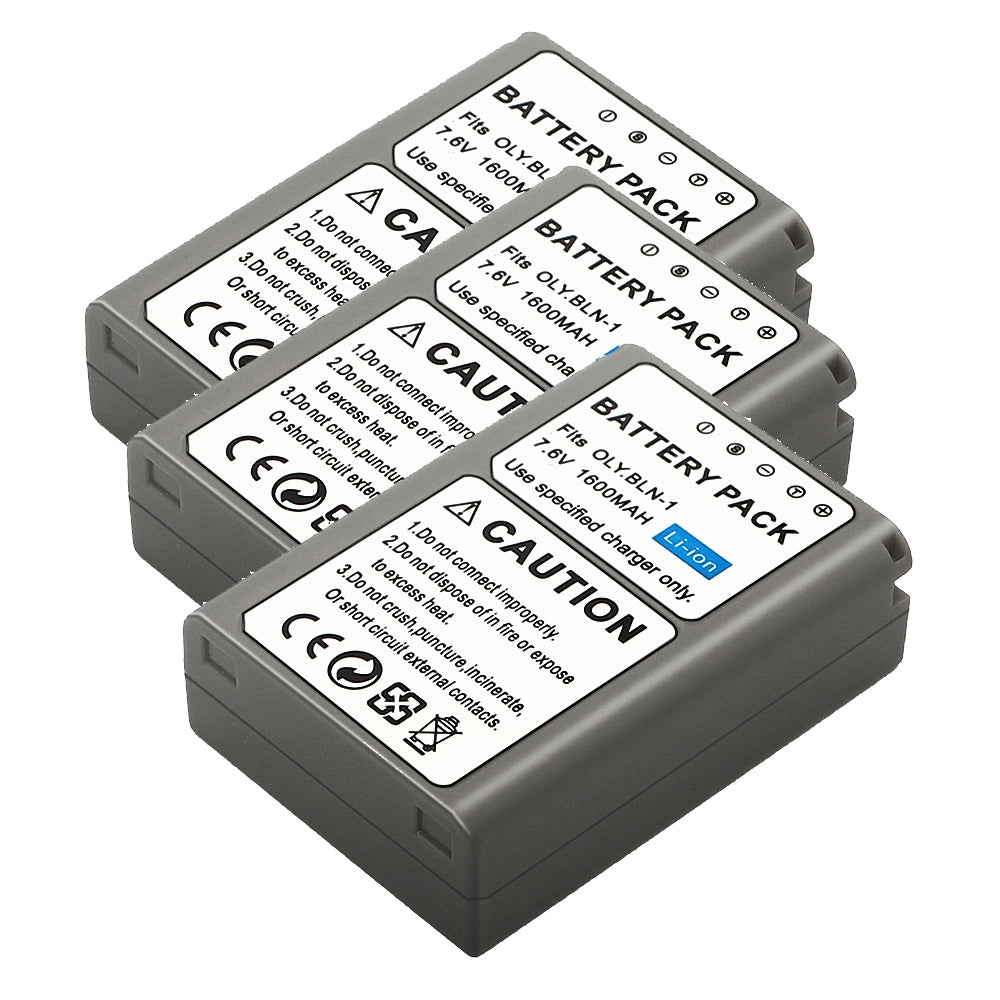 For Olympus BLN-1 Battery M-D E-M1 1600mAh Camera Batteries