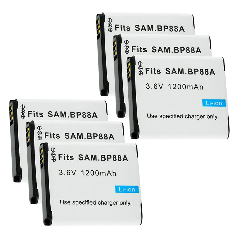 For Samsung BP-88A Battery DV200, DV300, DV300F, DV305, DV305F 1200mAh Camera Batteries